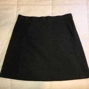 BRAND NEW ANTHROPOLOGIE gray wool skirt